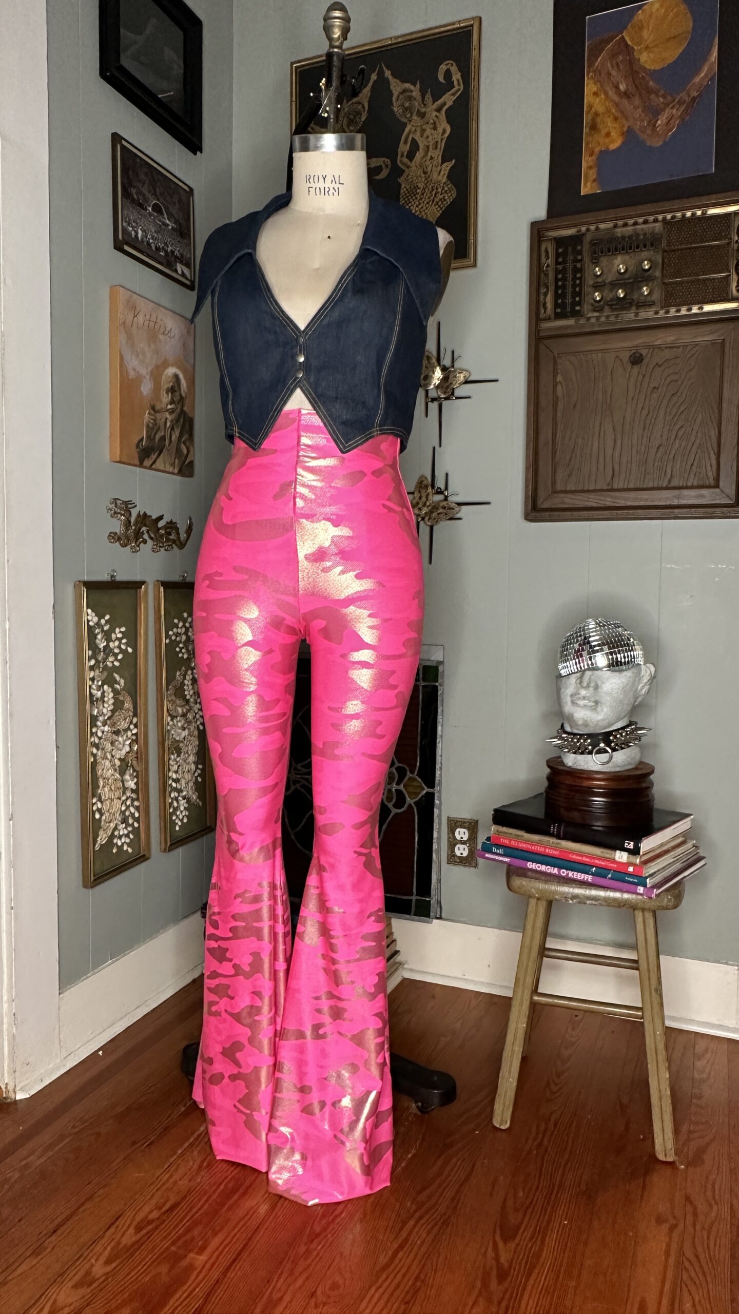 Neon Pink & Gold Camo
