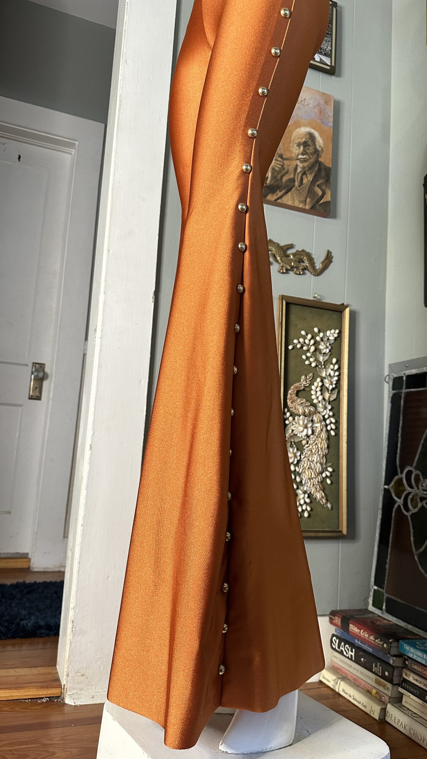 RTS +++ XLarge Traditional in Rust with Gold Side Studs // Inseam 34 - Image 2