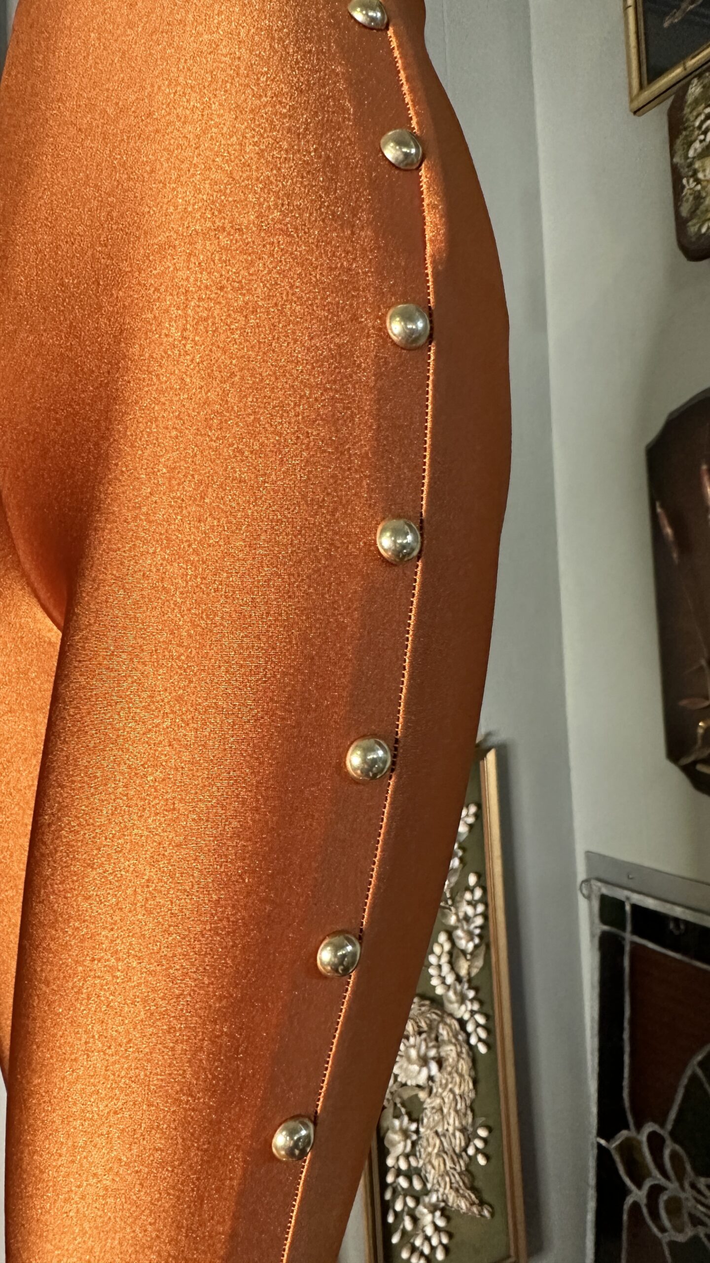 RTS +++ XLarge Traditional in Rust with Gold Side Studs // Inseam 34 - Image 3