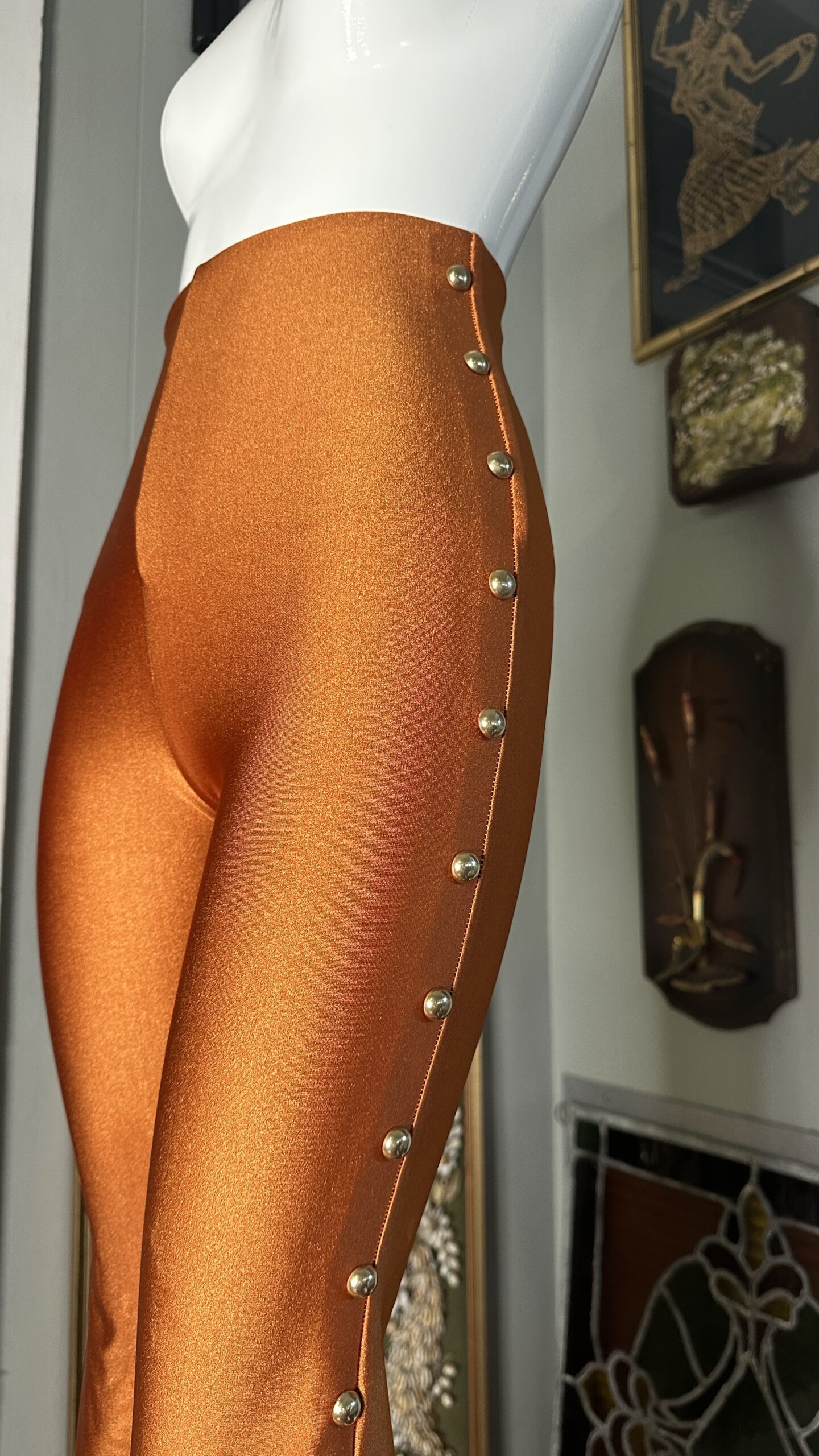 RTS +++ XLarge Traditional in Rust with Gold Side Studs // Inseam 34 - Image 4