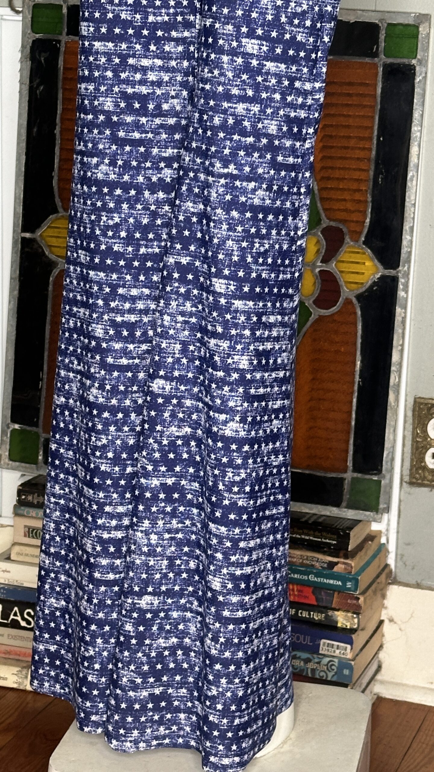 RTS +++ Large Starry Denim Print // Inseam 34" - Image 4