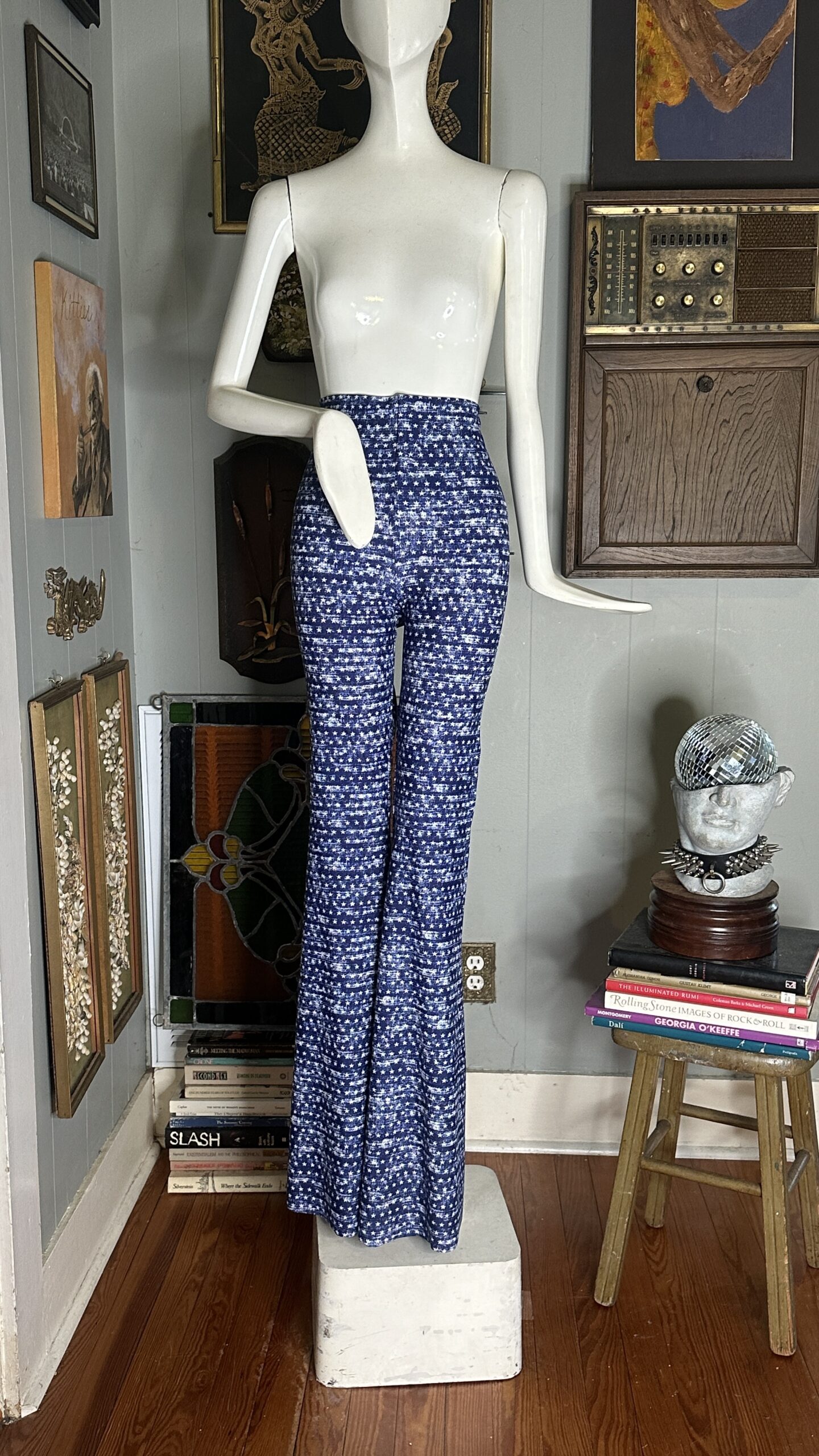 RTS +++ Large Starry Denim Print // Inseam 34" - Image 2
