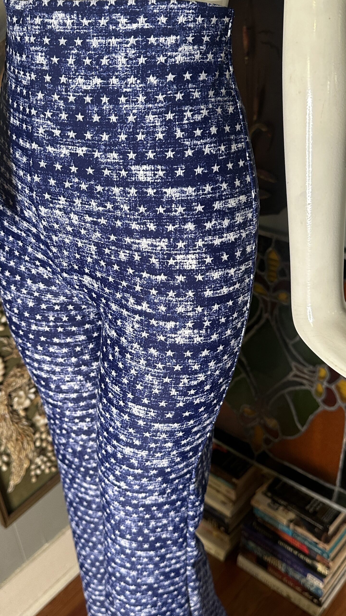 RTS +++ Large Starry Denim Print // Inseam 34" - Image 5